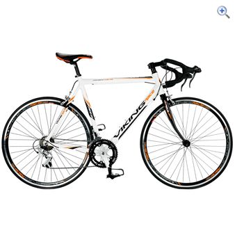 Viking Vuelta 700c Road Bike - Size: 53 - Colour: WHITE-ORANGE Viking Vuelta 700c Road Bike - Size: 53 - Colour: WHITE-ORANGE
